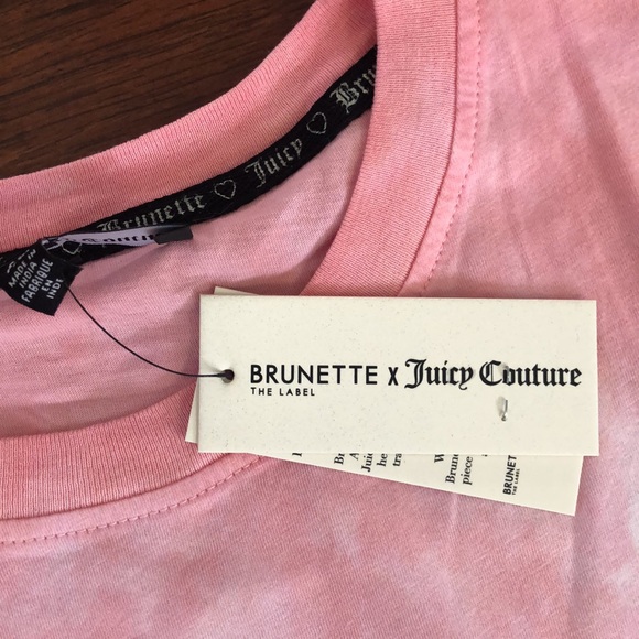 🌟NEW JUICY COUTURE BLONDE JUICY BOXY T MARBLE DYE - Picture 5 of 7